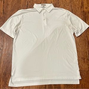 Large Peter Millar Polo White